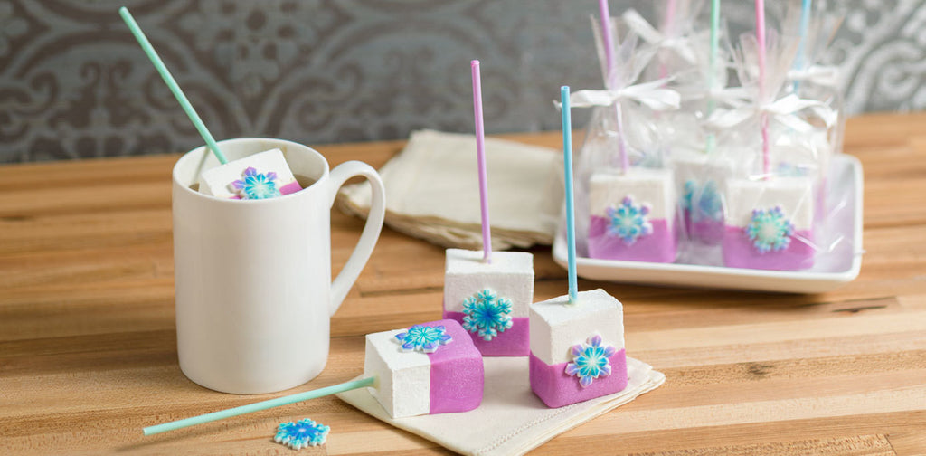 How To Make Chocolate-Dipped Snowflake Marshmallow Pops