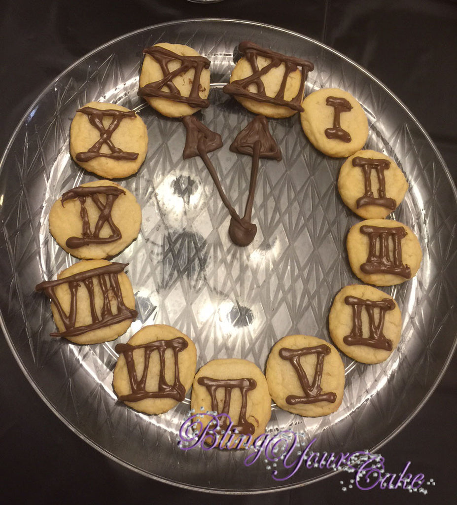 New Year's Clock Cookies