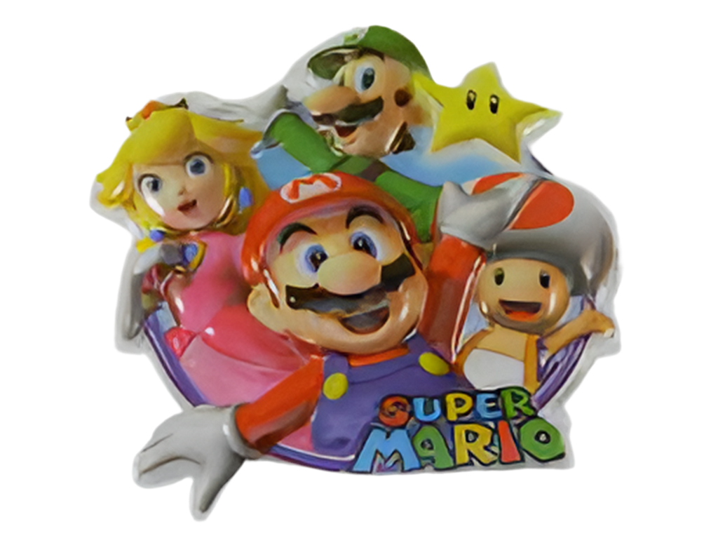 Supermario Pop Top Cake Topper