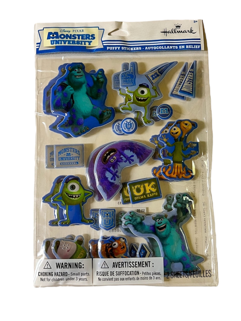 Monsters University Puffy Stickeroni Stickers