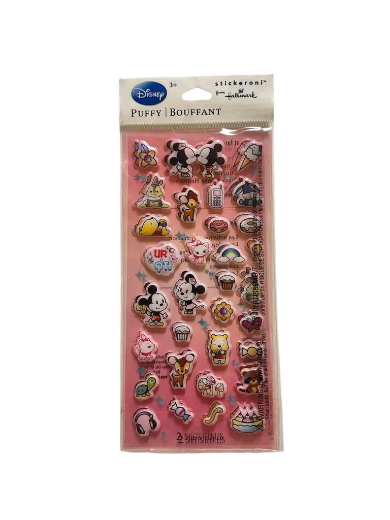 Disney Cutie Mini puffy Stickeroni Stickers