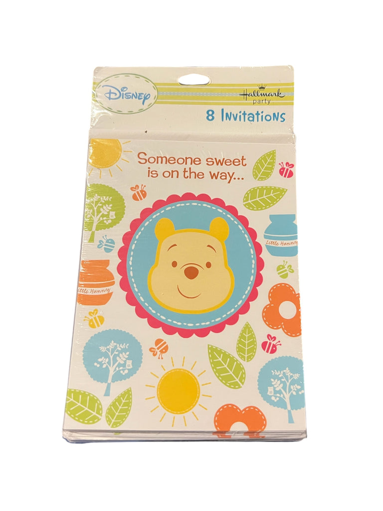 Disney Winnie the Pooh Baby Pooh Hunny Baby Shower Invitations