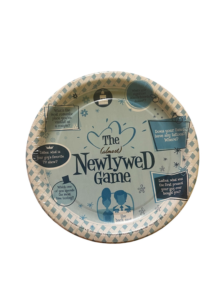 The (Almost) Newlywed Game Dessert Plates