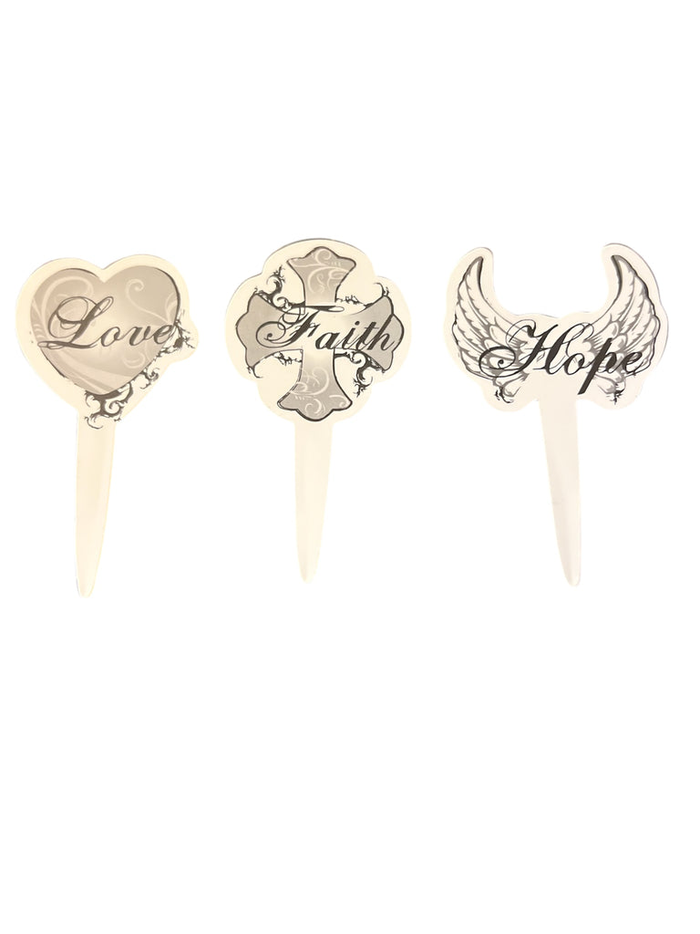 12 Faith Flexi Cupcake Toppers