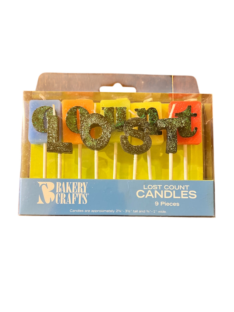 Lost Count Birthday Candle Set