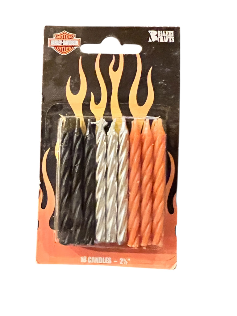 Harley Davidson Spiral Candle Set