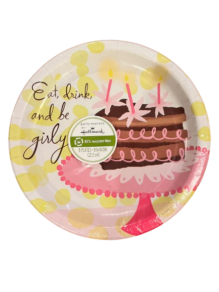 Be Girly Party Dinner Plates