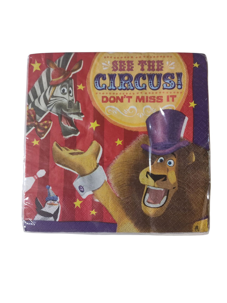 Madagascar 3 Party Lunch Napkins