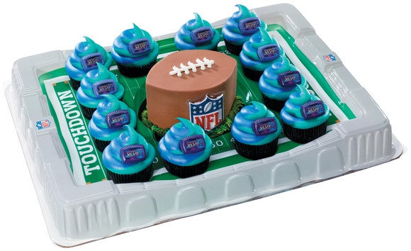 NFL Football Stadium Cupcake Platter Set - Choose Your Team