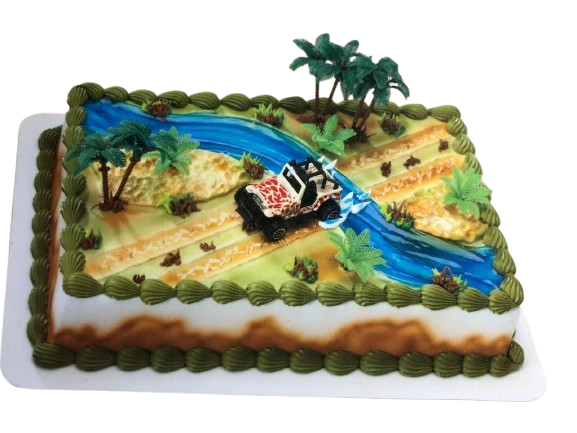 Safari Trek Cake Topper Set