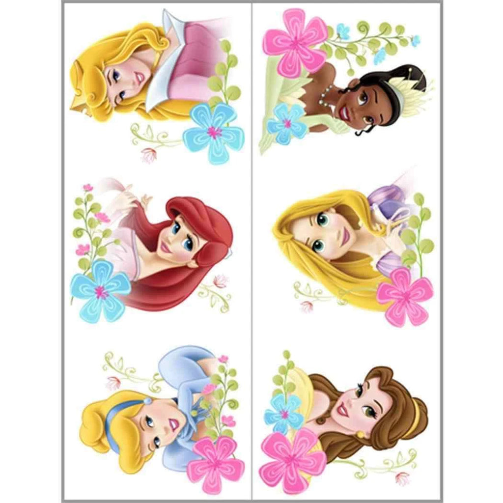 Disney Princess Fanciful Princess Birthday Party Temporary Tattoos
