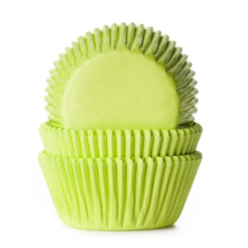 Lime Green Cupcake Liner Baking Cups
