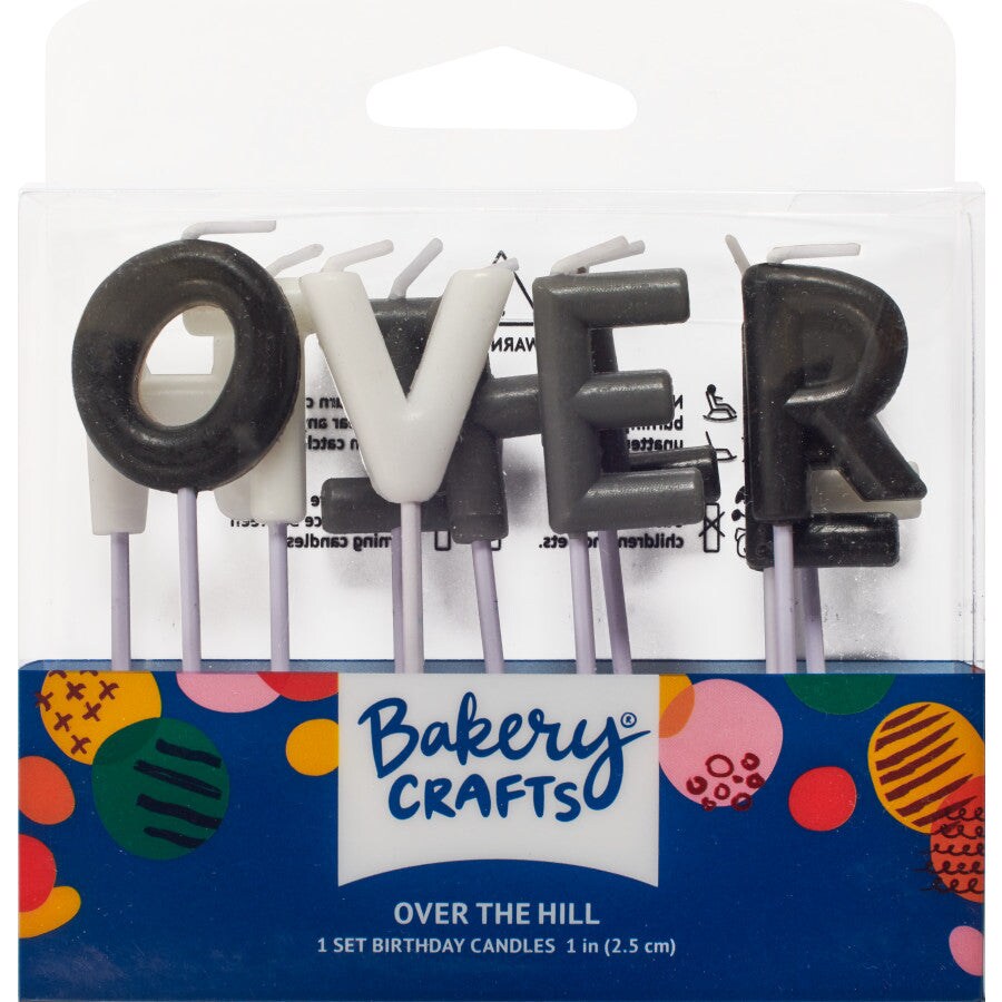 Over the Hill Letter Birthday Candles