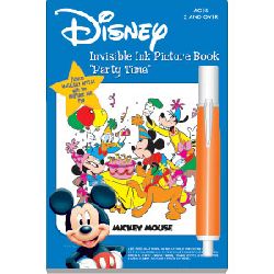Disney Mickey Mouse Party Time Invisible Ink Picture Book