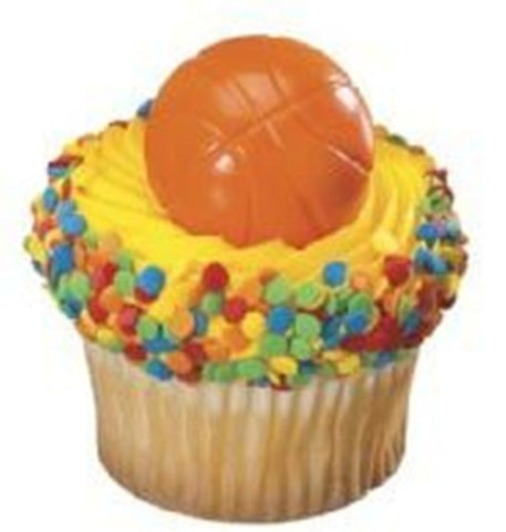 24 Basketball Cupcake Rings