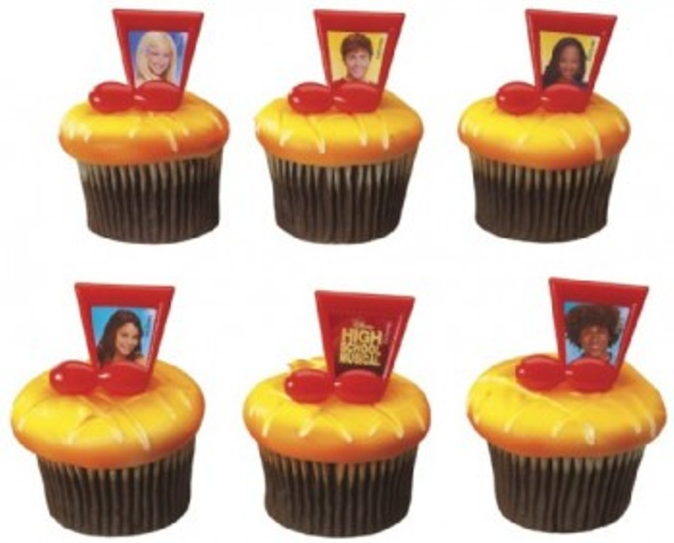 24 High School Musical Cupcake Rings
