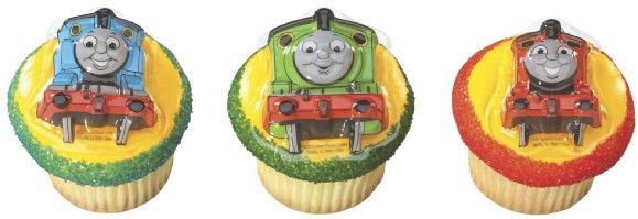 12 Thomas the Train Pop Top Plac Cupcake Toppers