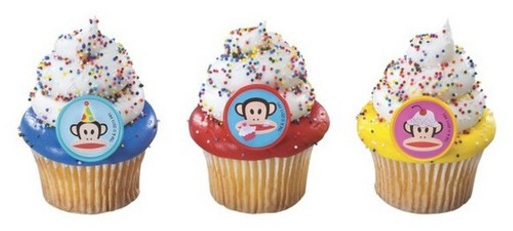 Julius Cupcake Rings by Paul Frank - Set of 12
