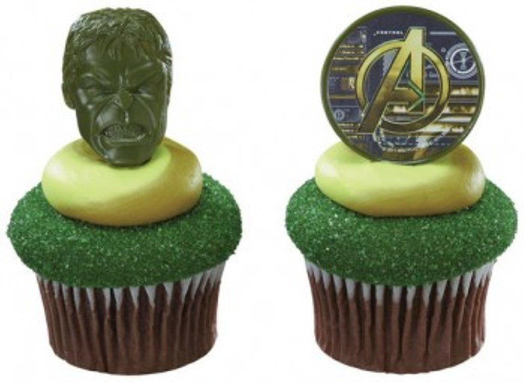 12 Incredible Hulk Cupcake Rings