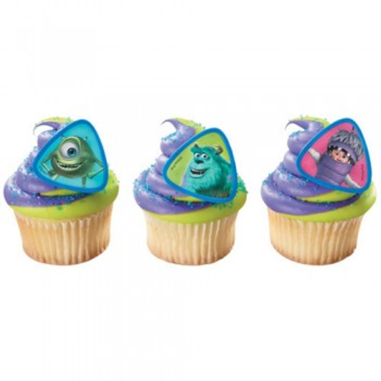 12 Monsters Inc. Cupcake Rings