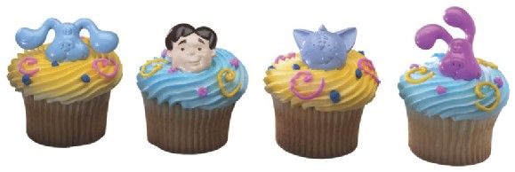 12 Blue's Clues Cupcake Rings