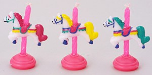 Carousel Horses Candle Set