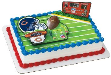 NFL Chicago Bears Cake Topper