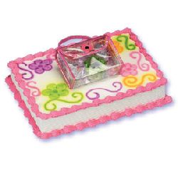 Girls Beauty Cake Decorating Topper
