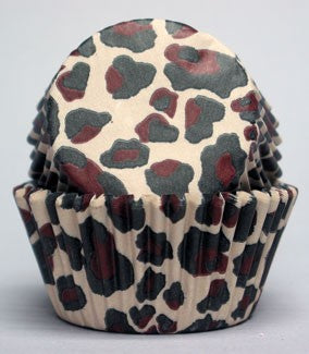 Leopard Print Cupcake Baking Cups