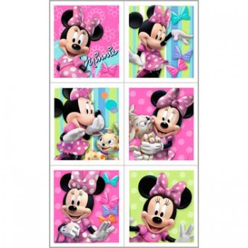 Minnie Mouse Bow Tique Birthday Party Stickers – Bling Your Cake