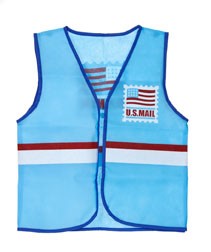 Non-Woven Fabric Kids Postal Carrirer Vest