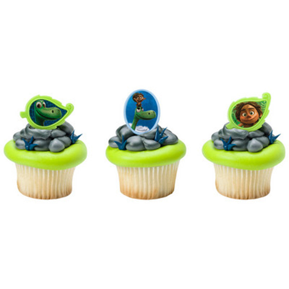 The Good Dinosaur Cupcake Topper Rings - Set of 2