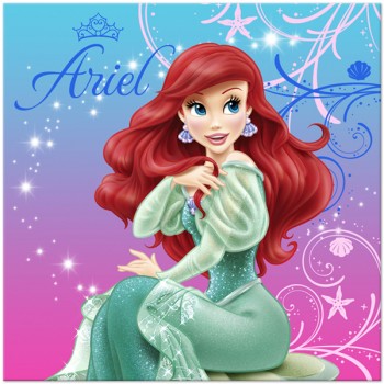 Little Mermaid Sparkle Luncheon Napkins