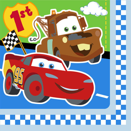 Disney Cars Pixar Movie Cartoon Kids 1st Birthday Party Paper Luncheon Napkins