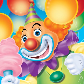 Big Top Birthday Circus Beverage Napkins