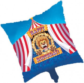 Big Top Birthday Circus Metallic Foil Balloon
