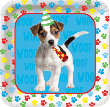 Puppy Paw-ty Dessert Plates