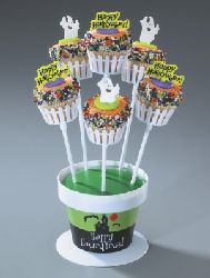 Halloween Cupcake Bouquet Wrap and Picks Refill