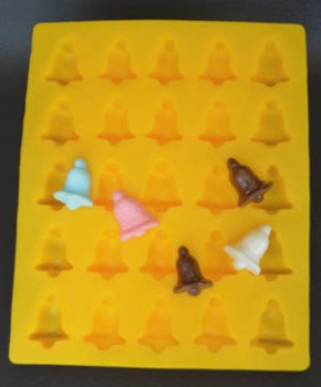 Bell Yellow Soft Candy Rubber Flexible Mold