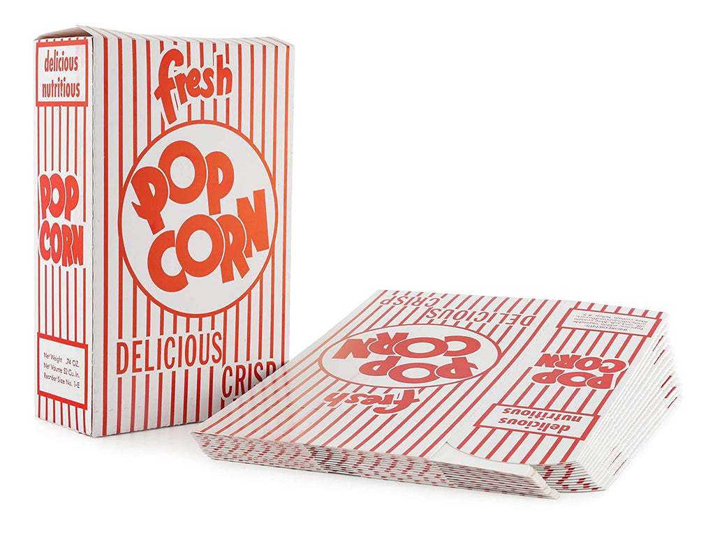 1E Popcorn Boxes - Set of 24