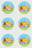 Adventure Time Edible Icing Sheet Cake, Cupcake, & Cake Pop Decor Toppers - AT3