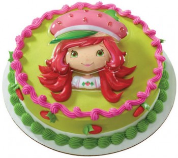 Strawberry Shortcake Berrylicious Face Pop Top Cake Topper