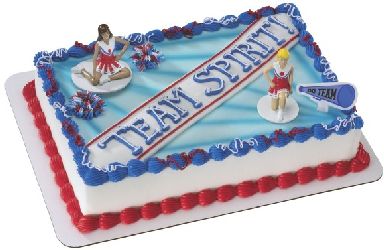 Cheerleading Cake Topper