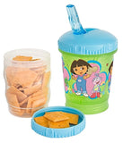Dora the Explorer EZ Freeze Snack N Sip To Go Tumbler Cup with Lid and Straw by Zak Designs