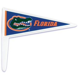 Florida Gators Pennant Cupcake Picks