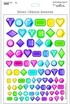 Gems Epoxy Stickeroni Stickers