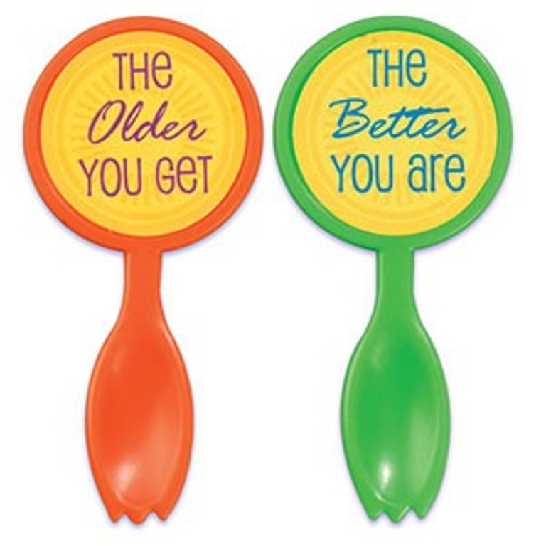 12 Older is Better Cupcake Spoon Picks