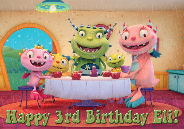 Henry Hugglemonster Edible Icing Sheet Cake Decor Topper - HH1