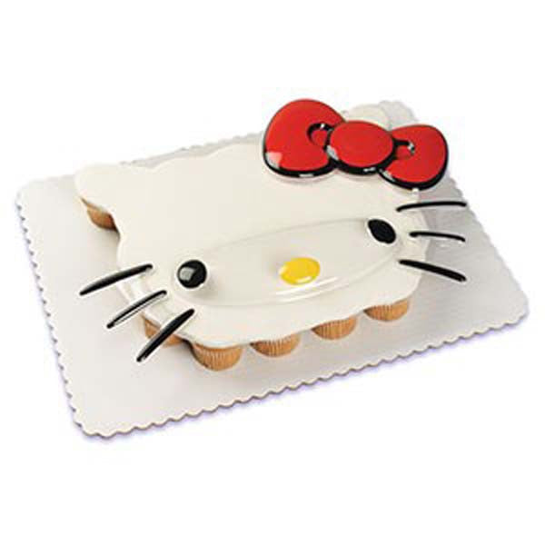 Hello Kitty Face Cake Topper Set – Bling Your Cake