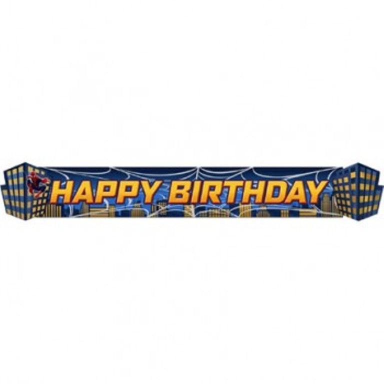 Spider Hero Spiderman Dream Party Banner